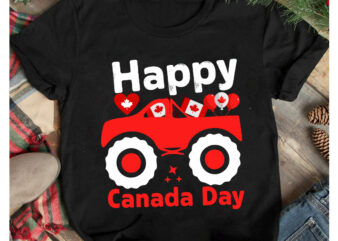 Happy Canada Day T-Shirt Design, Happy Canada Day Sublimation Design, Canada Independence Day T-Shirt Design, Canada Independence Day SVG Cut File, Canada svg, Canada Flag svg Bundle, Canadian svg Instant