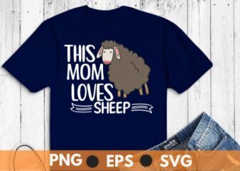 Unisheep saved by beer, funny sheep unicorn girl, sheep farmer, -shirt design vector