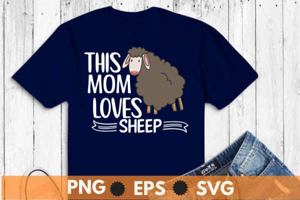 Unisheep saved by beer, funny sheep unicorn girl, sheep farmer, -shirt design vector