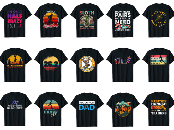 15 marathon shirt designs bundle for commercial use part 4, marathon t-shirt, marathon png file, marathon digital file, marathon gift, marathon download, marathon design