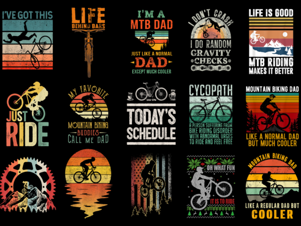 15 mountain biking shirt designs bundle for commercial use part 3, mountain biking t-shirt, mountain biking png file, mountain biking digital file, mountain biking gift, mountain biking download, mountain biking design