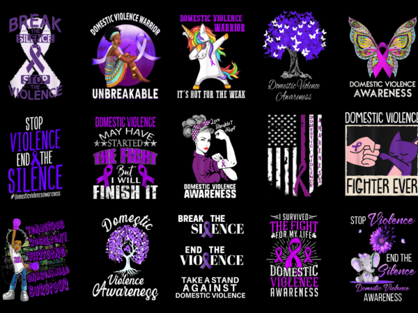 15 domestic violence awareness shirt designs bundle for commercial use part 3, domestic violence awareness t-shirt, domestic violence awareness png file, domestic violence awareness digital file, domestic violence awareness gift,