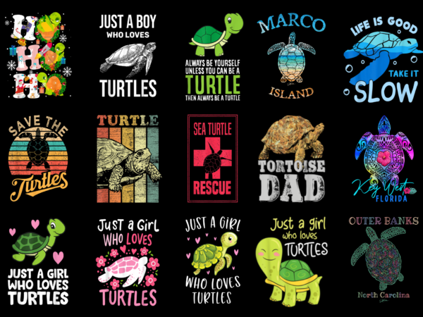 15 turtle shirt designs bundle for commercial use part 3, turtle t-shirt, turtle png file, turtle digital file, turtle gift, turtle download, turtle design