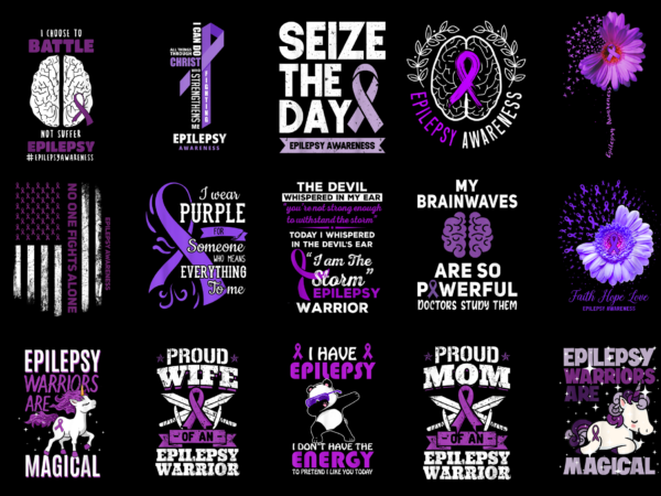 15 epilepsy awareness shirt designs bundle for commercial use part 3, epilepsy awareness t-shirt, epilepsy awareness png file, epilepsy awareness digital file, epilepsy awareness gift, epilepsy awareness download, epilepsy awareness design
