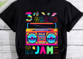 3rd Grade Is My Jam 80s Boombox Third Grade Back To School PC