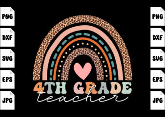 4th Grade Teacher groovy hello kindergarten vibes retro teacher back to school SVG, hello kindergarten SVG, back to school SVG t-shirt design template