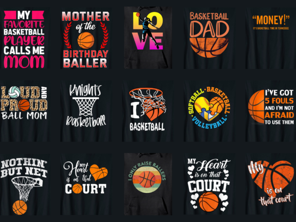 15 basketball shirt designs bundle for commercial use part 4, basketball t-shirt, basketball png file, basketball digital file, basketball gift, basketball download, basketball design