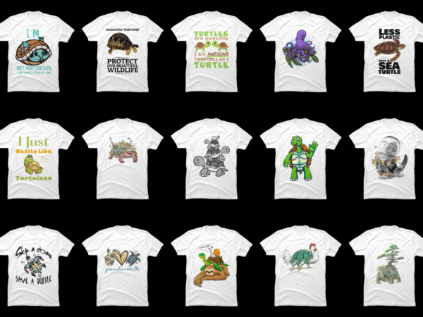 15 turtle shirt designs bundle for commercial use part 4, turtle t-shirt, turtle png file, turtle digital file, turtle gift, turtle download, turtle design dbh