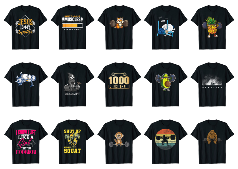 15 Powerlifting Shirt Designs Bundle For Commercial Use Part 4, Powerlifting T-shirt, Powerlifting png file, Powerlifting digital file, Powerlifting gift, Powerlifting download, Powerlifting design