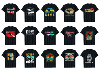 15 Scuba Diving Shirt Designs Bundle For Commercial Use Part 4, Scuba Diving T-shirt, Scuba Diving png file, Scuba Diving digital file, Scuba Diving gift, Scuba Diving download, Scuba Diving design