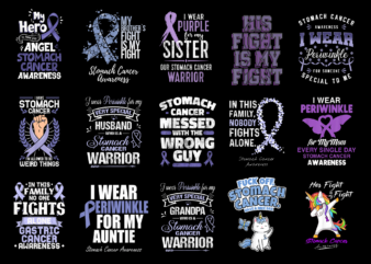 15 Stomach Cancer Awareness Shirt Designs Bundle For Commercial Use Part 3, Stomach Cancer Awareness T-shirt, Stomach Cancer Awareness png file, Stomach Cancer Awareness digital file, Stomach Cancer Awareness gift,