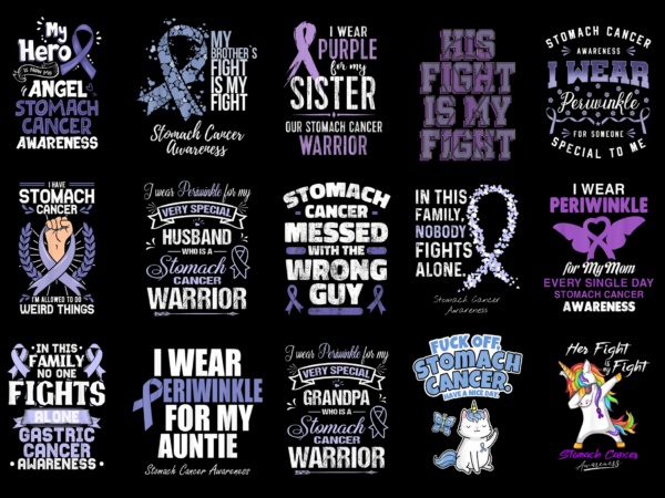 15 stomach cancer awareness shirt designs bundle for commercial use part 3, stomach cancer awareness t-shirt, stomach cancer awareness png file, stomach cancer awareness digital file, stomach cancer awareness gift,