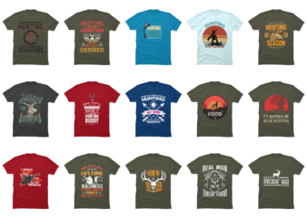 15 Hunting shirt Designs Bundle For Commercial Use Part 5, Hunting T-shirt, Hunting png file, Hunting digital file, Hunting gift, Hunting download, Hunting design