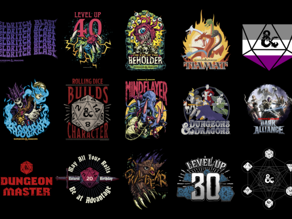 15 dungeons and dragons shirt designs bundle for commercial use part 5, dungeons and dragons t-shirt, dungeons and dragons png file, dungeons and dragons digital file, dungeons and dragons gift,