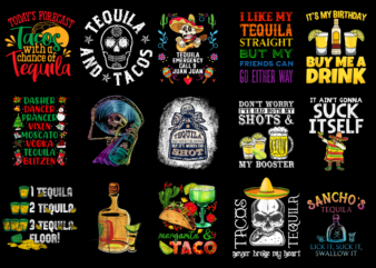 15 Tequila shirt Designs Bundle For Commercial Use Part 2, Tequila T-shirt, Tequila png file, Tequila digital file, Tequila gift, Tequila download, Tequila design