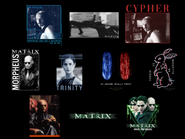 10 The Matrix shirt Designs Bundle For Commercial Use Part 2, The ...