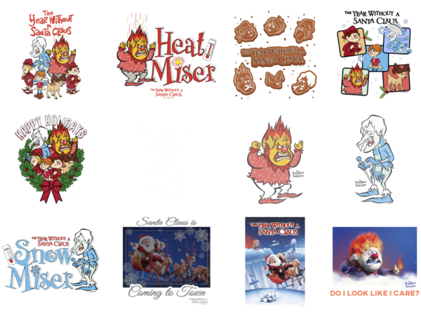 13 the year without a santa claus shirt designs bundle for commercial use, the year without a santa claus t-shirt, the year without a santa claus png file, the year