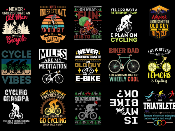 15 cycling shirt designs bundle for commercial use part 3, cycling t-shirt, cycling png file, cycling digital file, cycling gift, cycling download, cycling design
