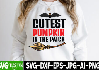 Cutest Pumpkin in the Patch T-Shirt Design, Cutest Pumpkin in the Patch Vector T-Shirt Design, Halloween svg Png Bundle, Retro Halloween design, retro halloween svg, ,Bundle Happy Halloween Png, Ultimate