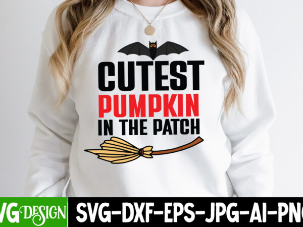 Cutest pumpkin in the patch t-shirt design, cutest pumpkin in the patch vector t-shirt design, halloween svg png bundle, retro halloween design, retro halloween svg, ,bundle happy halloween png, ultimate