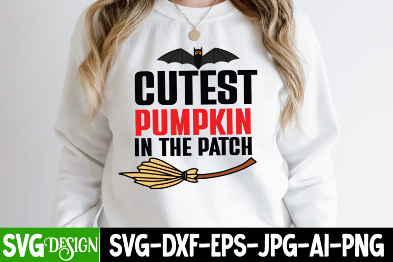 Cutest Pumpkin in the Patch T-Shirt Design, Cutest Pumpkin in the Patch Vector T-Shirt Design, Halloween svg Png Bundle, Retro Halloween design, retro halloween svg, ,Bundle Happy Halloween Png, Ultimate