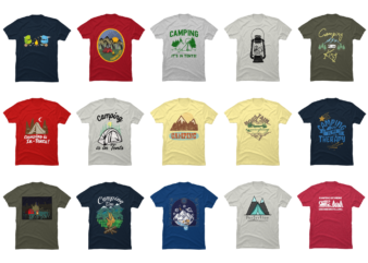 15 Camping shirt Designs Bundle For Commercial Use Part 6, Camping T-shirt, Camping png file, Camping digital file, Camping gift, Camping download, Camping design