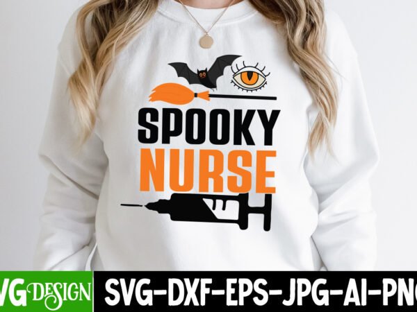 Spooky nurse t-shirt design, spooky nurse svg cut file, halloween svg png bundle, retro halloween design, retro halloween svg, ,bundle happy halloween png, ultimate halloween svg bundle, halloween potion labels,