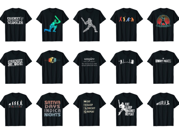 15 cricket shirt designs bundle for commercial use part 4, cricket t-shirt, cricket png file, cricket digital file, cricket gift, cricket download, cricket design