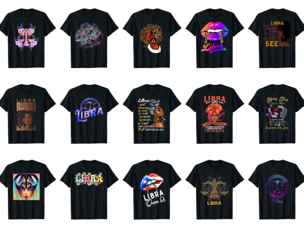 15 libra shirt designs bundle for commercial use part 4, libra t-shirt, libra png file, libra digital file, libra gift, libra download, libra design
