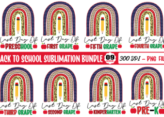 Back To School Svg Bundle, Back To School T-Shirt Designs