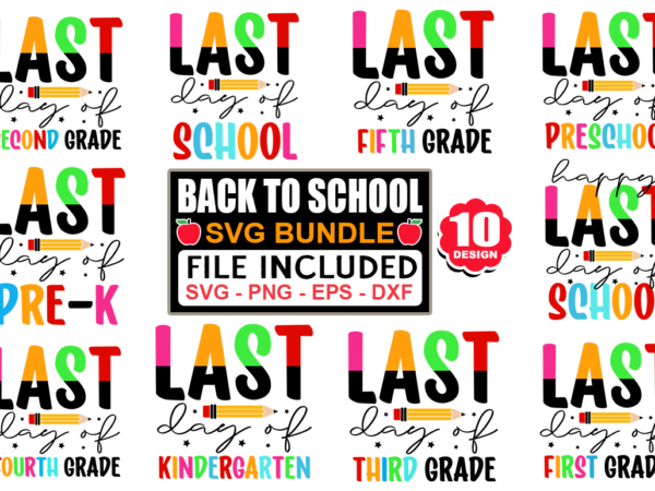 Back to school svg bundle, back to school t-shirt bundle