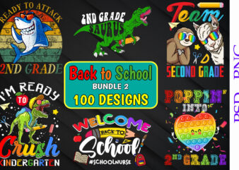 Back To School Bundle T-shirt Design – 100 Designs