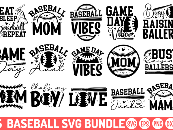 Baseball svg bundle, softball t-shirt bundle