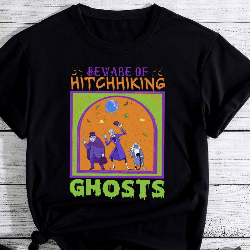 Beware Of Hitchhiking Ghosts Halloween Bat Funny PC