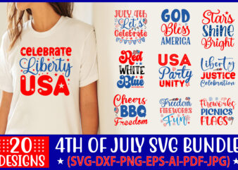 4th of july svg t-shirt design bundle, Independence Day SVG tshirt design bundle