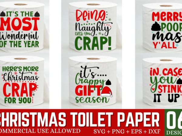 Christmas toillet svg bundle, christmas t-shirt bundle