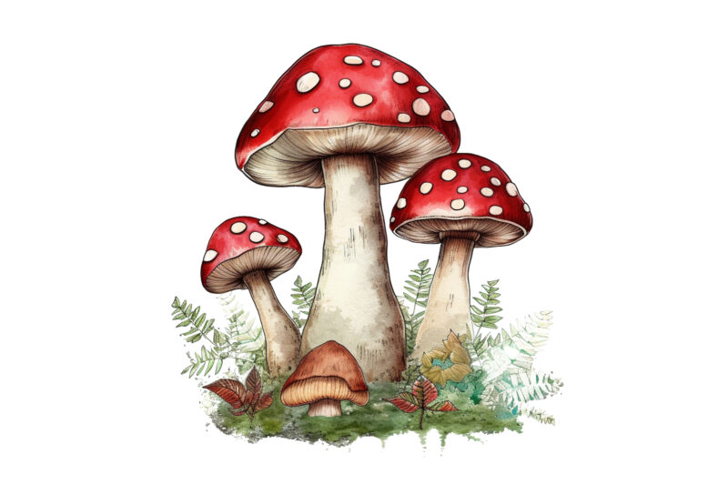Cottagecore Mushroom, Vintage Mushroom Clipart, Mushroom Tshirt Design, Mushrooms Clipart, Mushroom Illustration, Mushroom Sublimation, Retro Mushroom Clipart, Printable Mushroom, Mushroom Print On Demand, Mushroom Collection Set, Pink Mushroom Clipart Bundle,