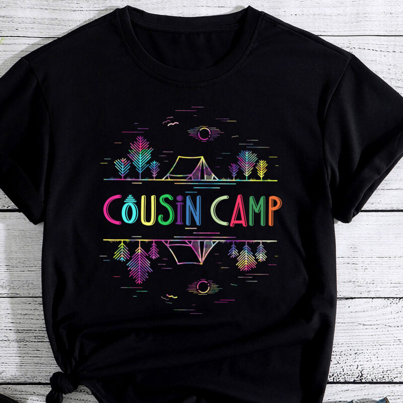 Cousin Camp Shirts 2023 Family Camping Summer Vacation Crew PC