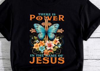 Cross And Flower There Is Power In The Name Of Jesus Christ PC