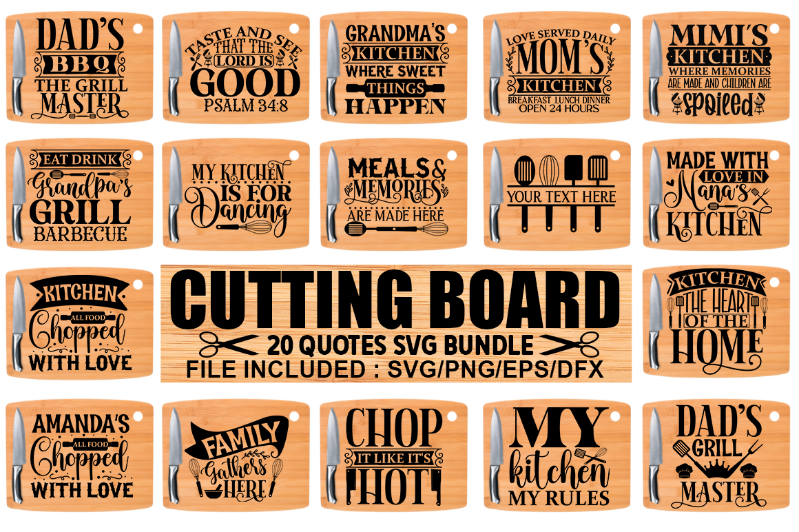 Grandma's kitchen where sweet SVG, Cutting Board SVG Design