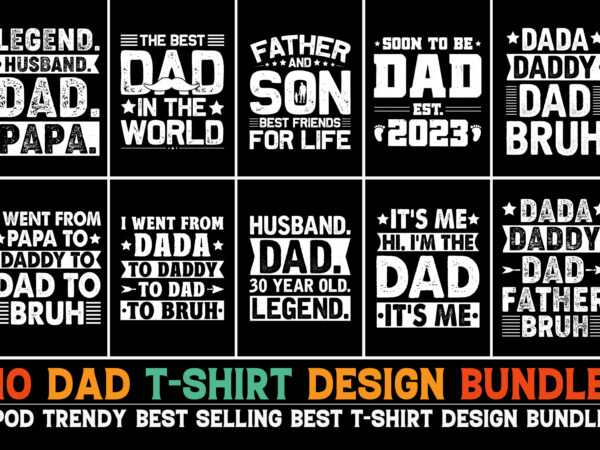 Dad daddy t-shirt design bundle
