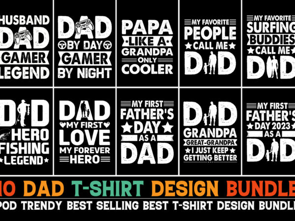 Dad t-shirt design bundle