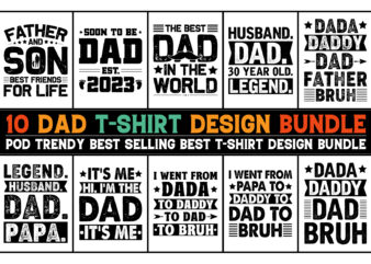 Dad T-Shirt Design Bundle