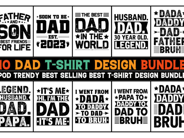 Dad t-shirt design bundle