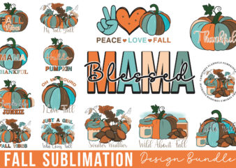 Fall Sublimation Design Bundle