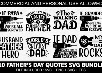 Father’s Day SVG Bundle, Father’s Day T-Shirt Bundle