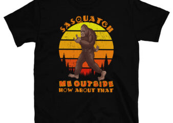 Funny Bigfoot Sasquatch Vintage Style Pc