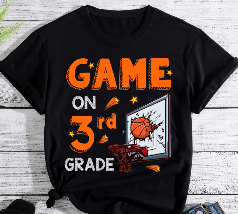 Game On 3rd Grade Basketball Back To School Funny Gift PC