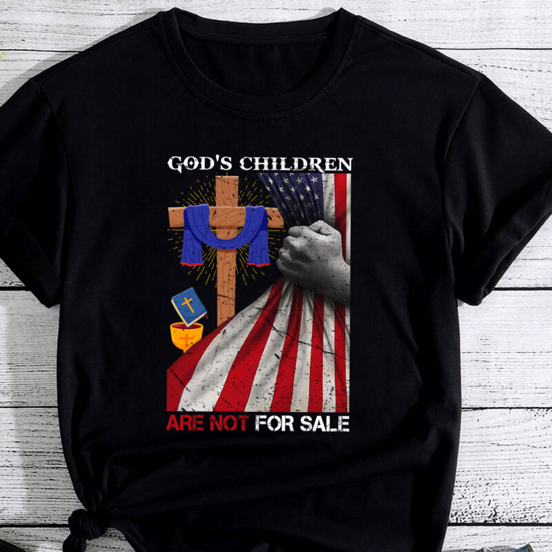 God_s children are not for sale US american flag