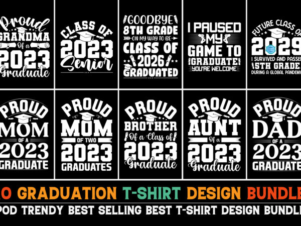 Graduation t-shirt design bundle